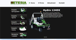 Desktop Screenshot of etesia.pl