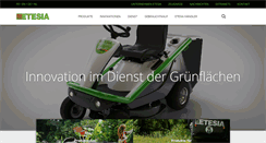 Desktop Screenshot of etesia.de